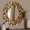 Baxton Studio Soleil Modern Antique Gold Finished Butterfly Accent Wall Mirror 150-8888 - alternate 2